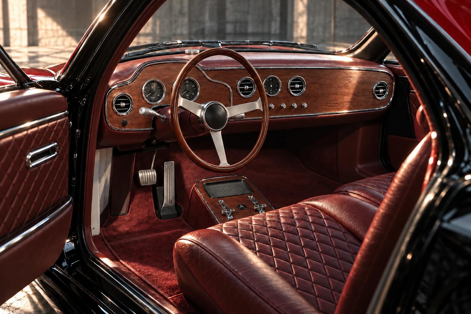 Model O1 cockpit — development visualization